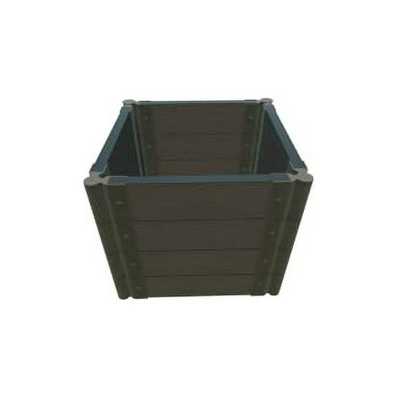 WEATHERED WOOD 2 X 2 X 22' GARDEN RAISED BED - 2" PROFILE