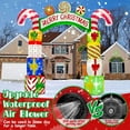 thumbnail image 5 of Kalolary 10 FT Christmas Inflatable Archway Gift Boxes, Xmas Arch Inflatable Blow Up Yard Outdoor Decorations Merry Christmas Giant Inflatable with Build-in Lights for Yard Garden Lawn Indoor Decor, 5 of 7