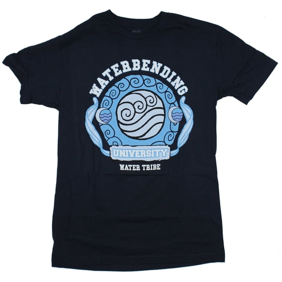 Avatar The Last Airbender Mens T-Shirt - Waterbending University Team Shirt (Small)
