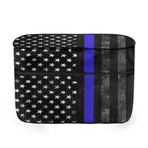 Jeiento American Police Flag Camper Propane Tank Cover Double 20lb Weather Resistant Gas Cylinder Cover Heavy Duty RV Propane Tank Cover for Travel Trailer Accessories