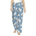 thumbnail image 2 of Goofa Funny Chicken Printed Soft Pajama Pants for Women, Wide Leg Comfy Casual Lounge Yoga Pants-Small, 2 of 9
