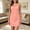 Orange, variant on Women's Casual Short Nightgown for Summer Sleepwear Soft Cotton