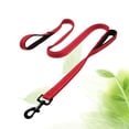 thumbnail image 3 of Reflective Nylon Double Handles Dog Training Leash Heavy Duty Durable Walking Lead for Large and Medium Dogs (Red), 3 of 9