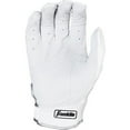 thumbnail image 2 of Franklin Sports CFX Pro Series Batting Gloves, Pearl/White, Adult Small, 2 of 2