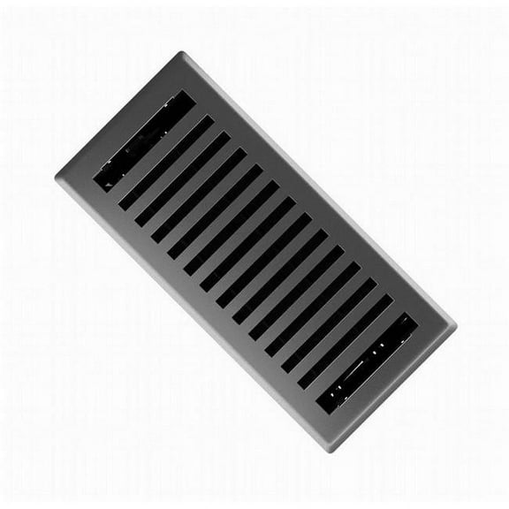 Imperial Montezuma 2-1/4 In. x 12 In. Gray Granite Steel Floor Register RG3442