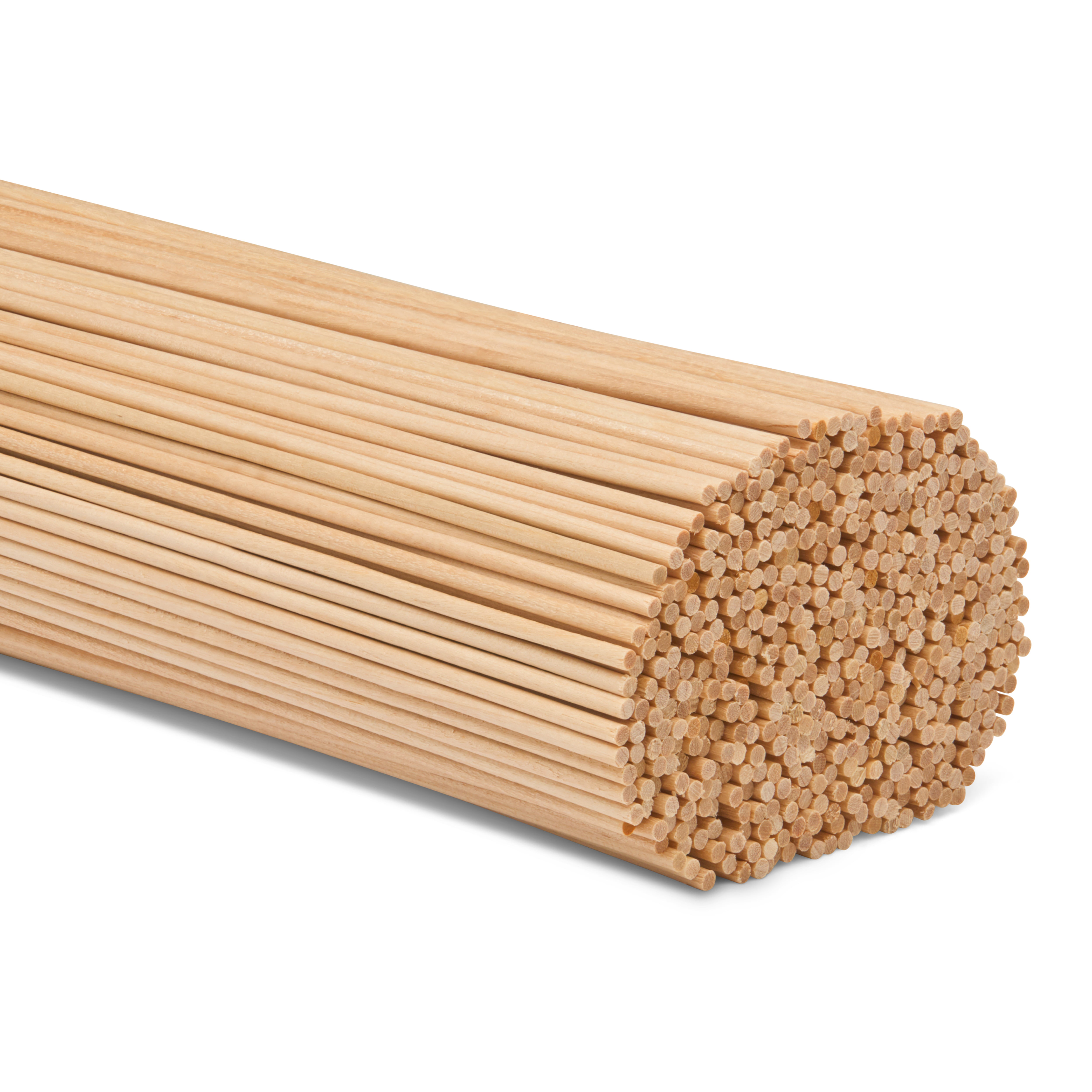 Dowel Rods Wood Sticks Wooden Dowel Rods for Crafts and DIYers 500Pieces by Woodpeckers 5/16 x 12 Inch Unfinished Hardwood Sticks 