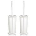 thumbnail image 2 of Creative Toilet Brush 2 Pack With Holder Efficient For Hotel Bathroom Cylindrical Cleaning 2Pack, 2 of 3