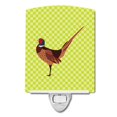 thumbnail image 1 of Carolines Treasures BB7756CNL Ring-necked Common Pheasant Green Ceramic Night Light, 1 of 1
