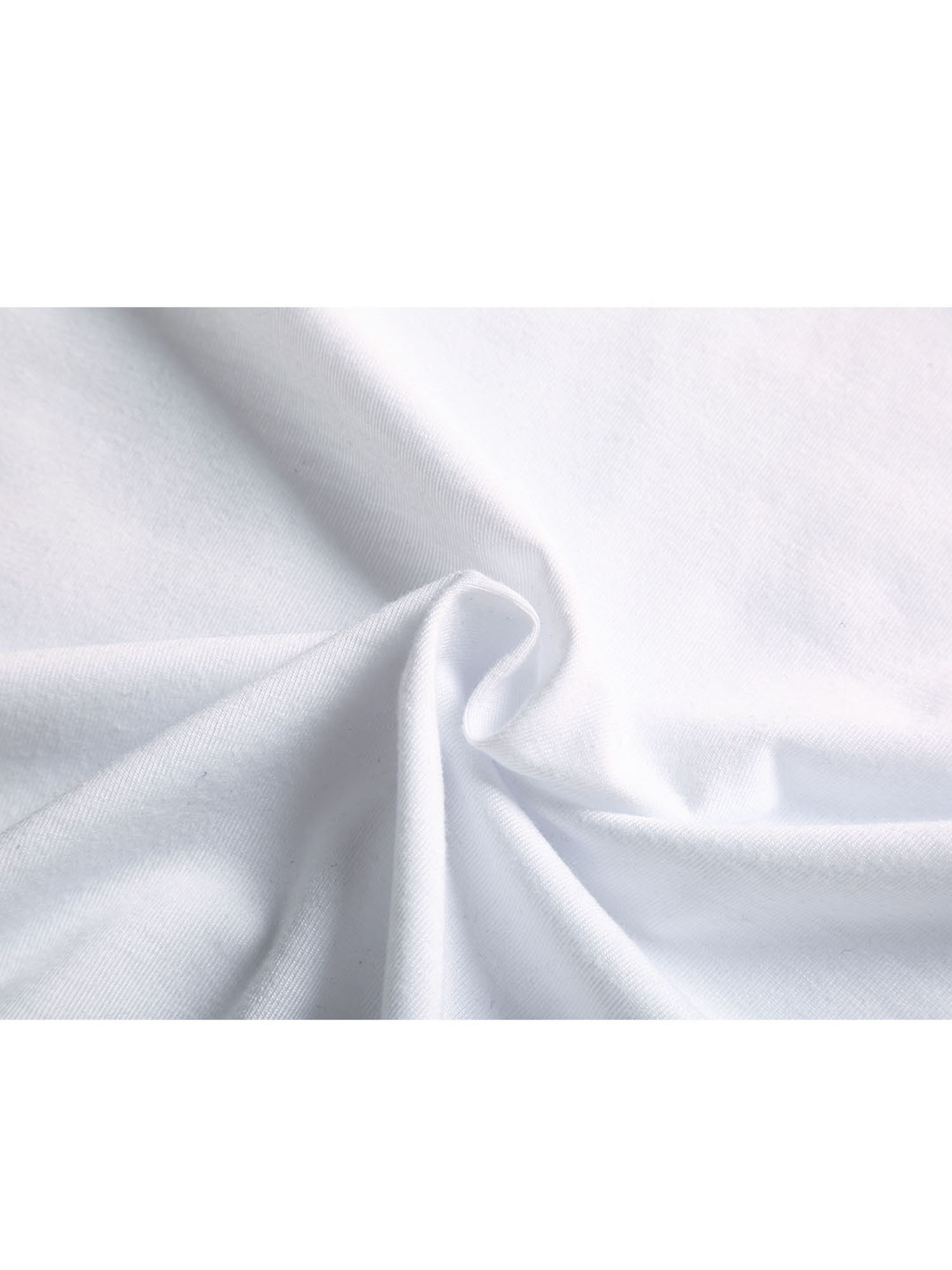 Unique Bargains Men's Pullover Lightweight Long Sleeve Top Turtleneck T-Shirt 38 White