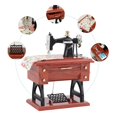 thumbnail image 3 of pitrice Mini Vintage Sewing Machine European Retro Mandolins Treadle Musicbox Home Decor Gift European Retro Mechanical Mini Es, 3 of 6