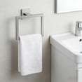 thumbnail image 5 of Modern Square Towel Ring Wall Mounted Durable Stainless Steel Hand Towel Holder for Bathroom Kitchen and Restroom, 5 of 5