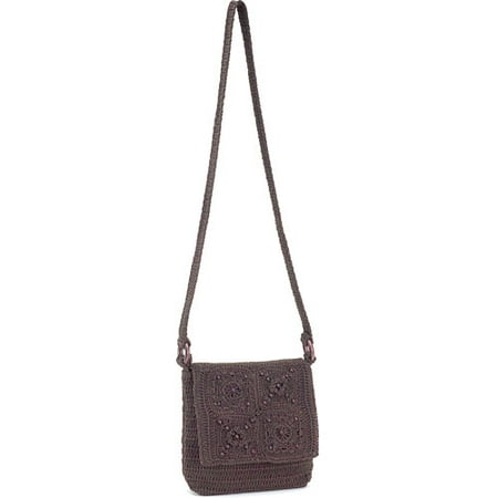 White Stag - Crochet Organizer Flap Bag