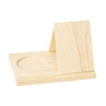 thumbnail image 3 of Abbraccia Triangle Book Holder Book Stand Simple Design Mini Bookshelf Triangle Bookshelf, Book Rest ,for Library Table Office Reading Beige, 3 of 9