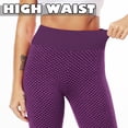 thumbnail image 3 of QRIC Butt Scrunch Seamless Leggings for Women High Waisted Booty Workout Yoga Pants Ruched Butt Lift Textured Tights, 3 of 7