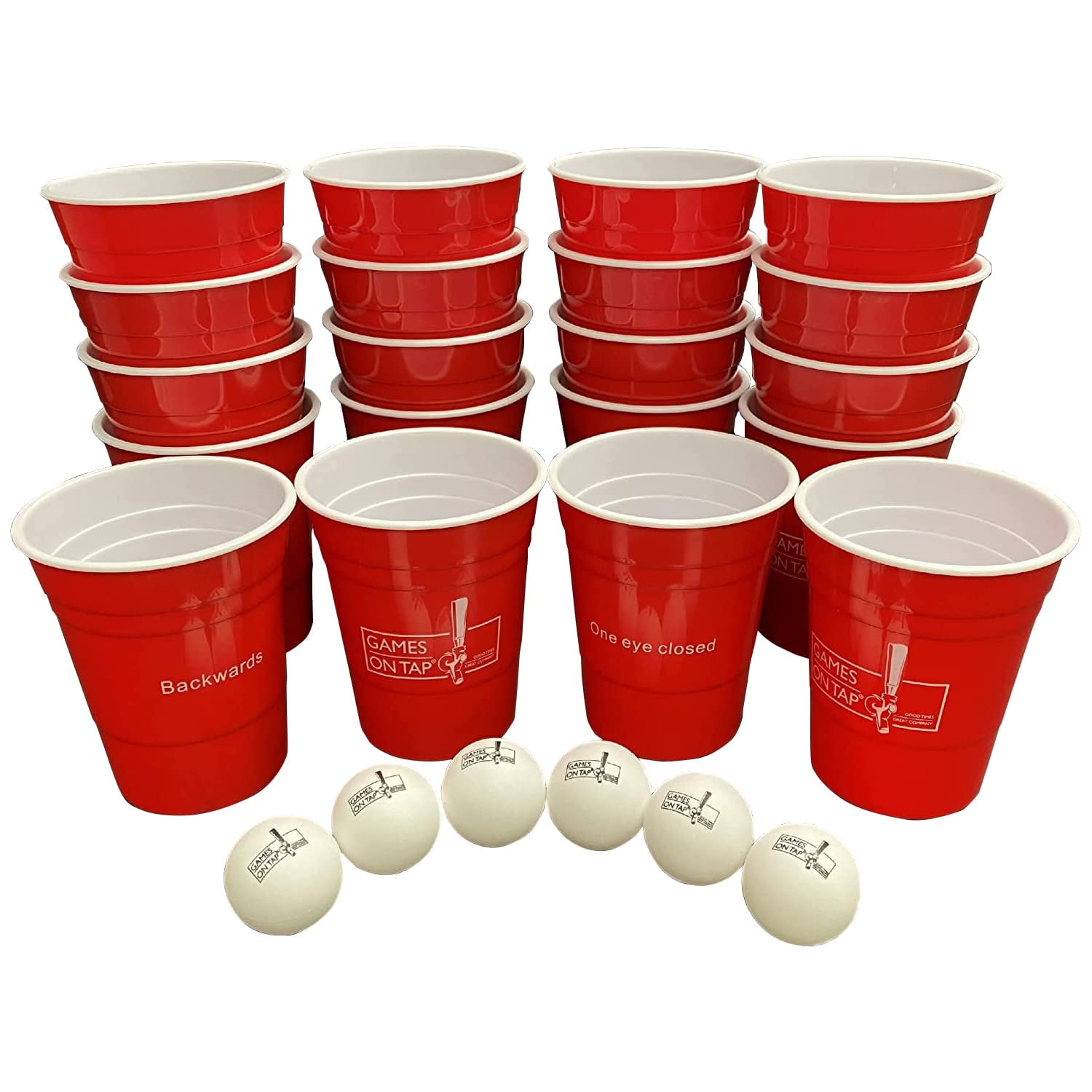 Gobelets beer pong - beercup federer ultimate - lot de 2000 - red cups -  shot cups avec balles comprises BEERCUP