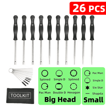 HERFOM 26 PCS Carburetor Adjustment Tool Screwdriver Kit