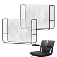 thumbnail image 2 of OIUR 2 Pcs Salon Chair Cover Waterproof Salon Seat Protectors Clear Hairdressing Chair Back Covers for Most Standard Chairs Spa Chairs, 2 of 7