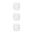 thumbnail image 3 of kurtrusly Large Capacity Ceramic Canisters Cute For Wide Application Ceramics Cat Form Ceramic Tea Jars Cat Shape Storage Jars white 500ml 3Set, 3 of 6