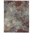 thumbnail image 2 of Nourison Artworks Modern Abstract Seafoam/Brick 7'9" x 9'9" Area Rug, (8' x 10'), 2 of 8
