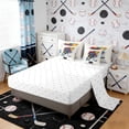 thumbnail image 4 of Erosebridal Artistic Hockey Player Bedding Comforter Set, Sport King Bedding Sets for Men and Boys, Reversible 7 Pieces, 4 of 6