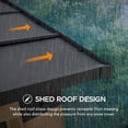 thumbnail image 6 of Sunjoy 10’ x 12’ Gazebo Outdoor/Patio with Wooden Frame, Steel Roof, Power Port and Bar Shelves, 6 of 11
