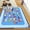 Letter Grid-4, variant on Cartoon Educational Hopscotch Grid Rug, Full Coverage Non Slip Bedroom Bedside Floor Mat, Interactive Fun Area Carpet for Teen Living Room Home Decor