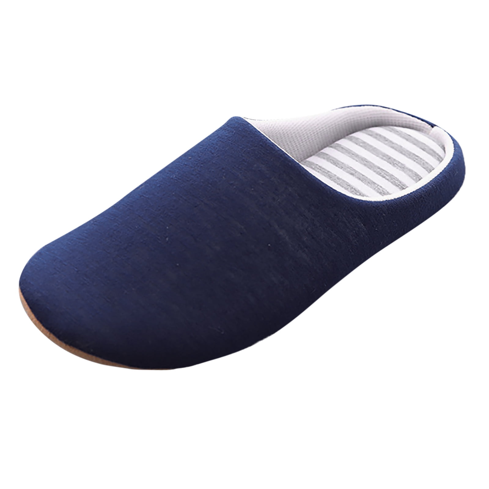 MRULIC slippers for women Velvet Slippers House Slippers Round For ...