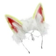 thumbnail image 5 of Sharprepublic Cat Ears Headband Comfortable Headpiece for Women Girls Daily wearing Makeup Yellow, 5 of 8