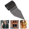 thumbnail image 4 of CIMAXIC Party Shiny Rhinestone Inlaid Necktie Fashion Costume Accessory Rhinestone Necktie Carnival Party Neck Decor,14.37"X1.97"X0.08", 4 of 4