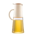 thumbnail image 2 of Botella dispensadora de aceite a prueba de fugas | Apertura y cierre automático | Bote de vinagre de vidrio y plástico | Boquilla antigoteo sin desorden | Almacenamiento de condimentos de cocina | 1, 2 of 6