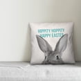 thumbnail image 3 of Creative Products Hippity Hoppity Happy Easter 16x16 Spun Poly Pillow, 3 of 3