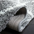 thumbnail image 2 of SAFAVIEH Berber Avery Geometric Diamonds Shag Area Rug, 2 of 8