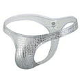 thumbnail image 4 of ZAXARRA sous-Vêtements pour Hommes Imprimé Serpent Taille Basse String, 4 of 9