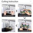 thumbnail image 5 of Yayeee Faucet Mat for Kitchen Sink 14.7" Diatomite Long Splash Guard Pad, Art Path, 2 Pack, 5 of 7