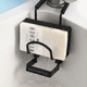 thumbnail image 5 of Soporte para esponja de fregadero, organizador de metal pequeño para cocina y baño, estante para grifo, bandeja de ducha, se fija alrededor del grifo, 5 of 5