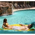 thumbnail image 2 of Aqua Lily Pad Tadpole Double Adult Floating Foam Lounger Mat, Green/Yellow, 2 of 7