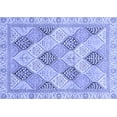 thumbnail image 1 of Ahgly Company Machine Washable Indoor Rectangle Abstract Blue Modern Area Rugs, 8' x 10', 1 of 4