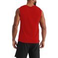 thumbnail image 2 of Ma Croix Men's Sleeveless Tee Shirts Muscle Gym Tank Top Work Out Comfort, 2 of 6