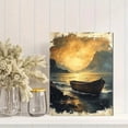 thumbnail image 2 of Qisvanset 12x16 Inch Psalm Coastal Landscape Canvas Wall Art, Vintage Bible Verse Housewarming Faith Home Gift, 2 of 8