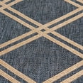 thumbnail image 2 of Smithleighs Cobalt Blue and Tan Woven Area Rug, 2 of 7