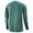 Green, variant on Fesfesfes Long Sleeve Shirt Men Round Neck Long Raglan Sleeves Daily Slim Fit Buttons Pullover Shirts Tops Blouse On Sale