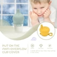 thumbnail image 4 of Taza de alimentación para bebés Tapa Sippy Tapa de botella de agua reutilizable para niños Reemplazo ajustable a prueba de salpicaduras Amarillo Eigraketly BA000374-04, 4 of 7