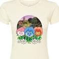 thumbnail image 3 of Disney - Alice In Wonderland - Flower Row - Juniors Fitted Graphic T-Shirt, 3 of 5