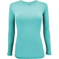 thumbnail image 1 of Women's Under Scrub Tee Crew Neck Long Sleeve T-Shirt, 1 of 7