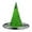 Green, variant on LKWLPD Halloween Witch Hat Witch Hats for Women Child Witch Halloween Accessories Foldable Witch Hat Cosplay Party Girl Wide Brim Pointed Hat Accessory ﻿ Orange