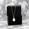 thumbnail image 2 of Collar para Mujer con Cristal Fino Europeo en forma de Gota– Bañado en Oro 14k- Collar Elegante y Brillante-Collares de Mujer de Moda- Joyería para Mujer de Moda- Regalo especial Ortiz Espinosa Temporada, 2 of 3