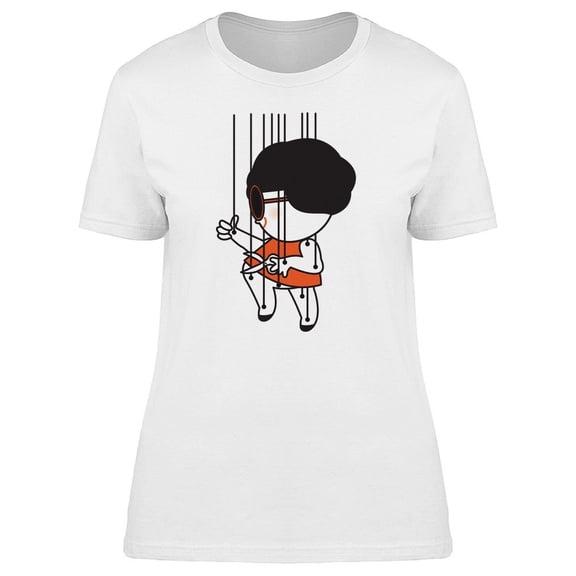 Cool Girls As A Puppet T-Shirt Women -Image by Shutterstock, Female Medium