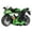 Green, variant on KYAIGUO Kids Car Model Motorcycle Model Toys Pull Back Toy Car with Sound and Lights Suitable for Boys and Girls