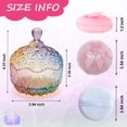 thumbnail image 2 of Set Powder Puff Qopoto de 5 piezas con estuche de cristal, 2 of 5