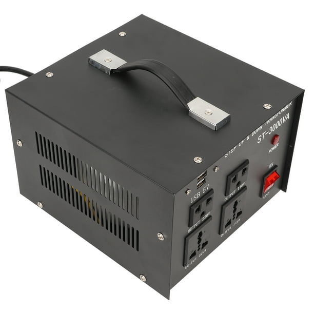 TD® Convertisseur transformateur de tension 12v 220V/110 Allume